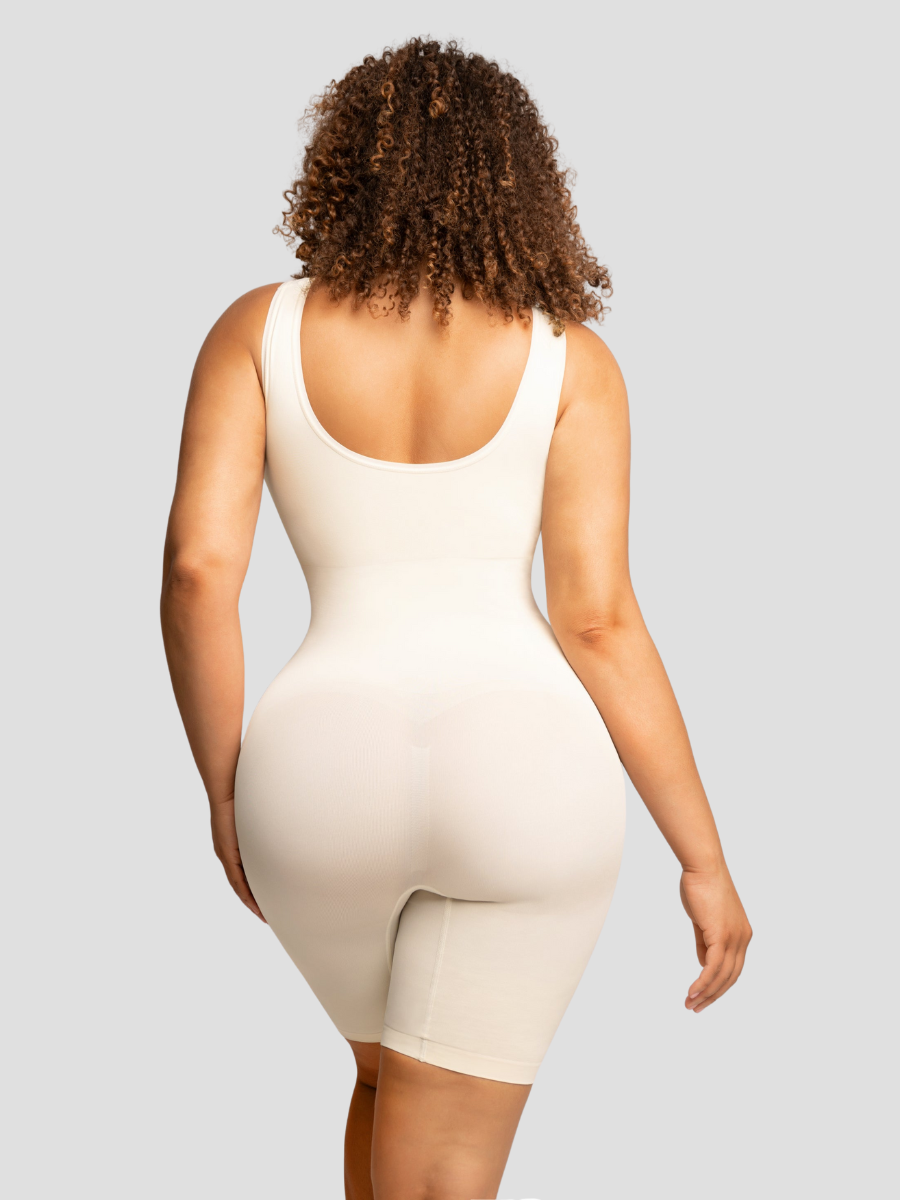 Shapewear Bodysuit, Shapewear Outerwear, white, cream, ivory, Bum lifting tummy control tummy tucking waist cinching breast support, Shapewear by BodyFlexx, tummy control, BBL, body contouring, seamless, thigh-toning, waist cinching, high compression, body sculpt, bodysculpt, seamless sculpt, skims, spanx, popilush, body shaping, high quality, vixen curves, shapellx, curvqueen, feelingirl feeling girl, Shapermint, heyshape, honeylove, Bellafit.