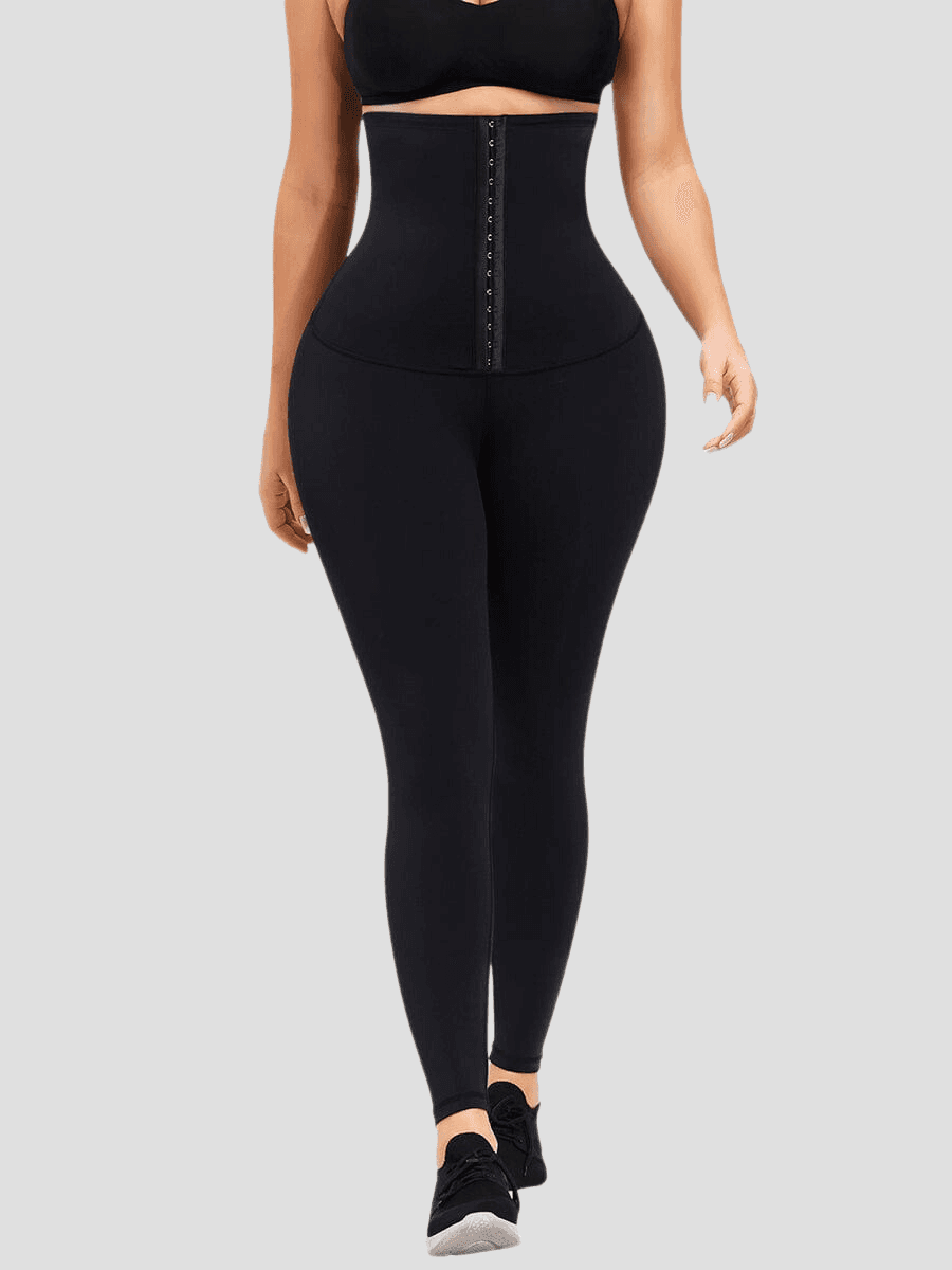 Waist Training Leggings, Black, Corset Leggings, Activewear, booty-boosting, booty lifting, bum lifting, workout clothes for women, sweat-wicking, high compression, cellulite smoothing, waist cinching, BBL, seamless, squat proof, plus size gym outfits, high waisted, breathable, nike, under armour, adidas, puma, champion, bombshell activewear, gymshark women, Girlfriend Collective, lululemon, Alo Yoga, Bandier, Athleta, Athletica, Fabletics.