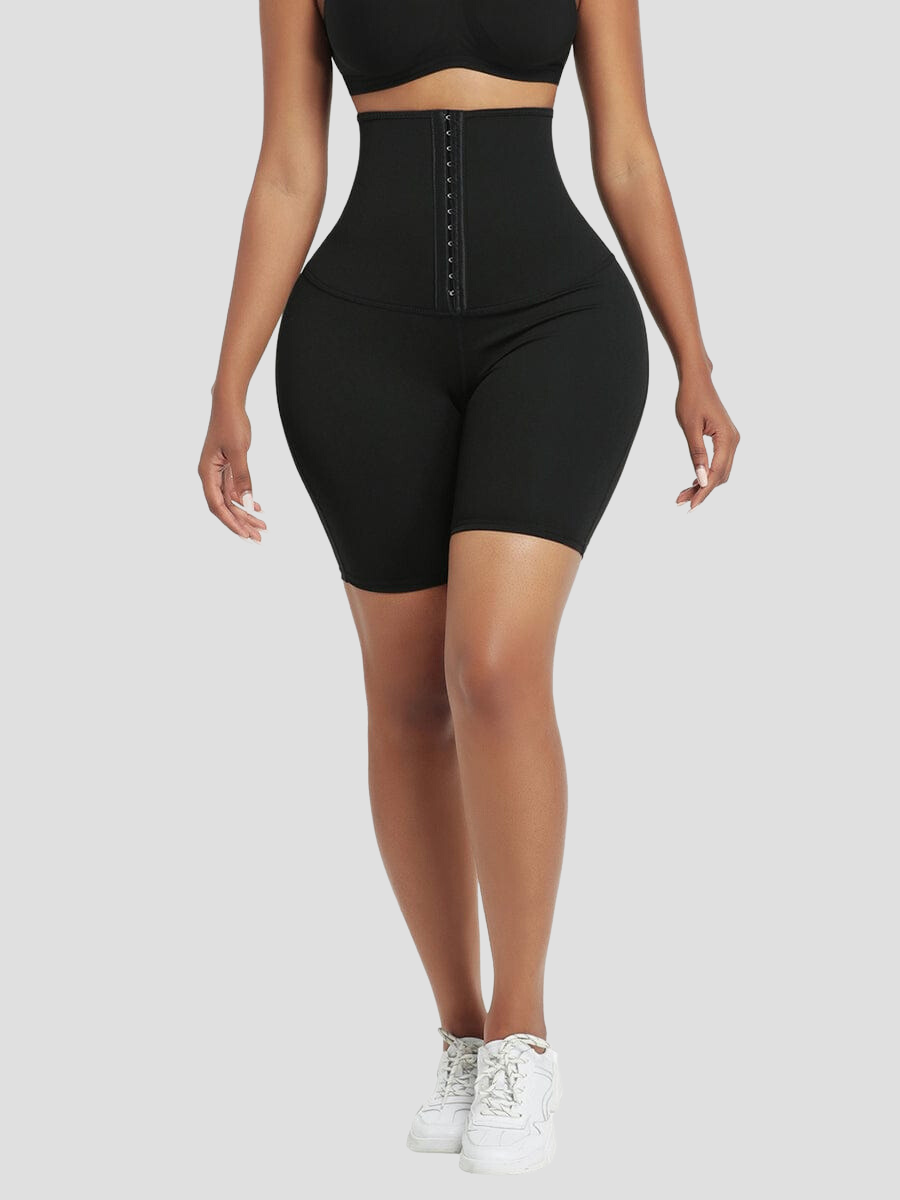 Corset Shorts, Waist Training, Weight Loss shorts, Sweat Belt Shorts, Sauna Shorts. Sauna Activewear, workout clothes for women, sweat-wicking, cellulite smoothing, waist cinching, BBL, seamless, squat proof, plus size gym outfits, high waisted, breathable, nike, adidas, puma, champion, bombshell activewear, gymshark women, Girlfriend Collective, lululemon, Athleta, Athletica, Fabletics.