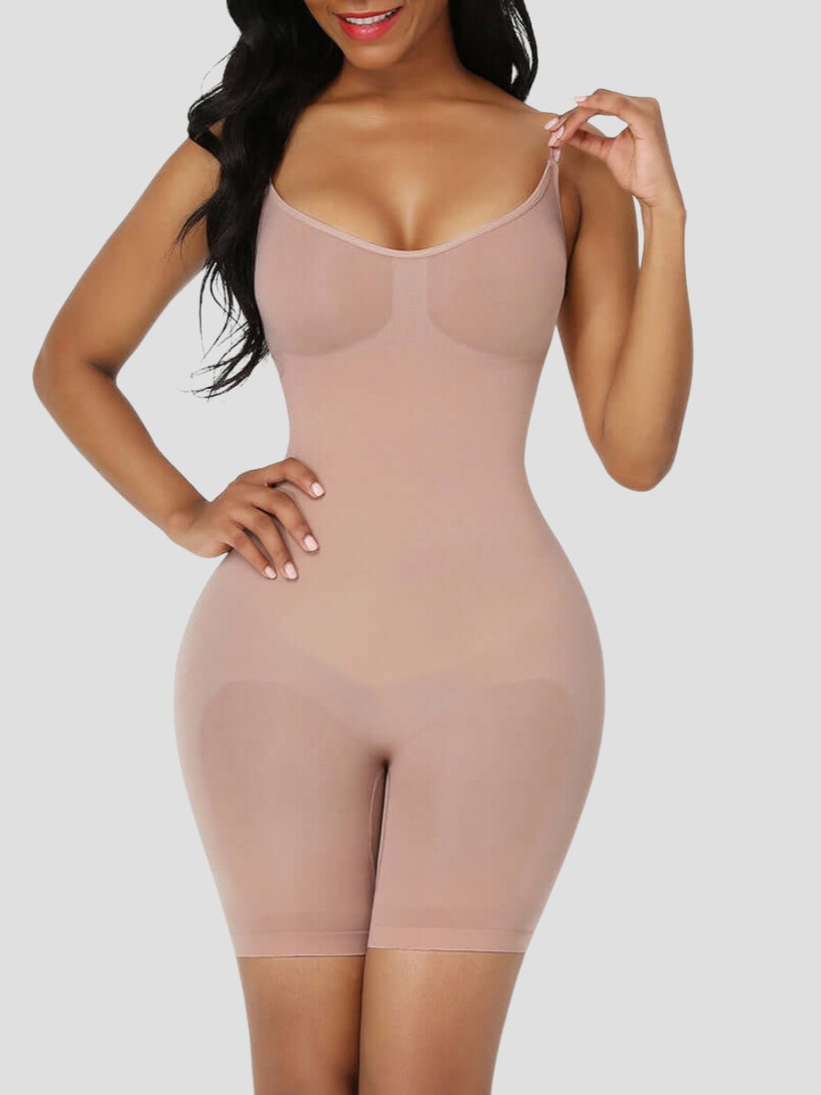 Full Body Shaper, Nude, Skin Colour color, Backless, Crotchless shapewear, tummy tucking, butt bum booty lifting, waist cinching, cellulite smoothing, breast support, Shapewear by BodyFlexx, tummy control, BBL, body contouring, seamless, thigh-toning, waist cinching, high compression, body sculpt, bodysculpt, seamless sculpt, skims, spanx, popilush, body shaping, high quality, vixen curves, shapellx, curvqueen, feelingirl feeling girl, Shapermint, heyshape, honeylove, Bellafit.