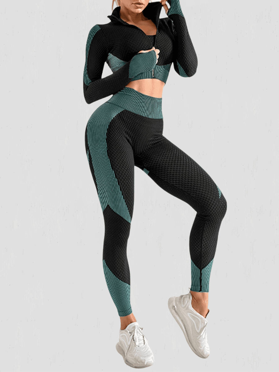 Activewear, activewear sets, leggings, bum lifting, workout clothes for women, sweat-wicking, high compression, cellulite smoothing, high waisted, BBL, seamless, squat proof, plus size gym outfits, workout wear, gym wear, athletic outfits, nike, under armour, adidas, puma, champion, bombshell activewear, gymshark women, Girlfriend Collective, lululemon, Alo Yoga, Bandier, Athleta, Athletica, Fabletics, Revenge body, Aqua, Black, Turquoise, Teal, blue.