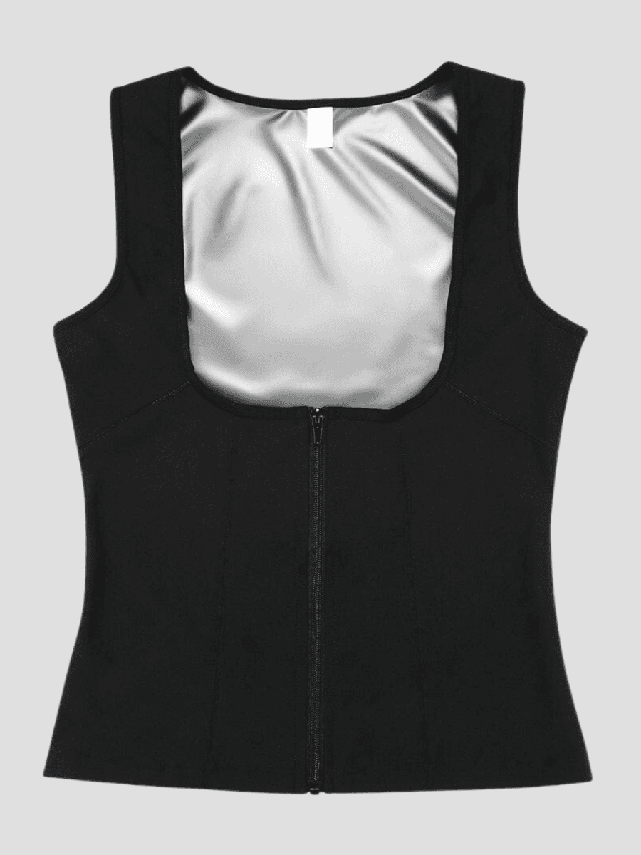 Sweat Belt Activewear, Zippered Neoprene Vest, Sauna Vest, Sauna Top, Weight Loss Activewear, Weight Loss Vest, sauna top, Sweat Belt, Sauna Activewear, workout clothes for women, sweat-wicking, cellulite smoothing, waist cinching, BBL, seamless, squat proof, plus size gym outfits, high waisted, breathable, nike, adidas, puma, champion, bombshell activewear, gymshark women, Girlfriend Collective, lululemon, Athleta, Athletica, Fabletics.