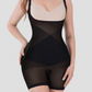 Full Body Shaper, Open chest, Black, Crotchless shapewear, tummy tucking, butt bum booty lifting, waist cinching, cellulite smoothing, breast support bodysuit shapewear, Shapewear by BodyFlexx, tummy control, BBL, body contouring, seamless, thigh-toning, waist cinching, high compression, body sculpt, bodysculpt, seamless sculpt, skims, spanx, popilush, body shaping, high quality, vixen curves, shapellx, curvqueen, feelingirl feeling girl, Shapermint, heyshape, honeylove, Bellafit. 