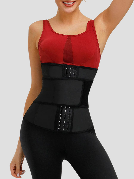 Neoprene lined Sauna Sweat Belt Waist Trainer for effective firm waist compression - from post-op recovery, weight loss aid, post partum support, posture correction to waist-training and everyday body shaping. Corset, girdle, waist training, activewear, sweat belt. Gym Shark, Athletica, Fabletics, abdominal binder, tummy control, waist cinching, skims, spanx, popilush, shapellx, curvqueen, feelingirl feeling girl, Shapermint, heyshape, pinsy shapewear, honeylove, Bellafit, Fanka, Lululemon. 