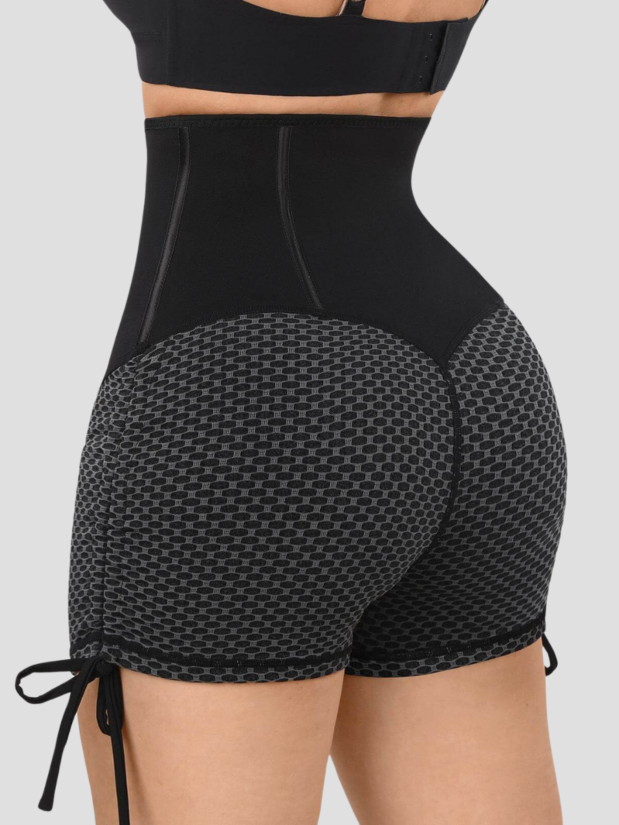 Corset Shorts, Neoprene shorts, Weight Loss shorts, Sweat Belt Shorts, Sauna Shorts. Sauna Activewear, workout clothes for women, sweat-wicking, cellulite smoothing, waist cinching, BBL, seamless, squat proof, plus size gym outfits, high waisted, breathable, nike, adidas, puma, champion, bombshell activewear, gymshark women, Girlfriend Collective, lululemon, Athleta, Athletica, Fabletics.