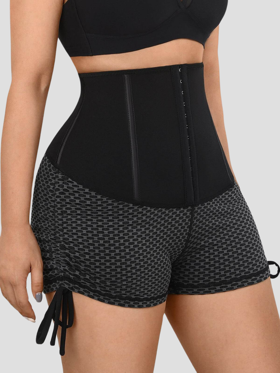 Corset Shorts, Neoprene shorts, Weight Loss shorts, Sweat Belt Shorts, Sauna Shorts. Sauna Activewear, workout clothes for women, sweat-wicking, cellulite smoothing, waist cinching, BBL, seamless, squat proof, plus size gym outfits, high waisted, breathable, nike, adidas, puma, champion, bombshell activewear, gymshark women, Girlfriend Collective, lululemon, Athleta, Athletica, Fabletics.