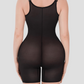 Full Body Shaper, Open chest, Black, Crotchless shapewear, tummy tucking, butt bum booty lifting, waist cinching, cellulite smoothing, breast support bodysuit shapewear, Shapewear by BodyFlexx, tummy control, BBL, body contouring, seamless, thigh-toning, waist cinching, high compression, body sculpt, bodysculpt, seamless sculpt, skims, spanx, popilush, body shaping, high quality, vixen curves, shapellx, curvqueen, feelingirl feeling girl, Shapermint, heyshape, honeylove, Bellafit. 