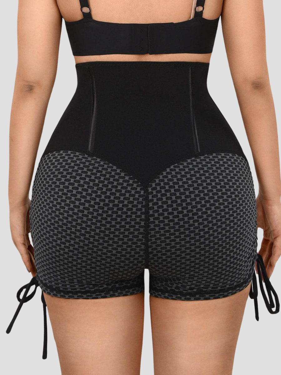 Corset Shorts, Neoprene shorts, Weight Loss shorts, Sweat Belt Shorts, Sauna Shorts. Sauna Activewear, workout clothes for women, sweat-wicking, cellulite smoothing, waist cinching, BBL, seamless, squat proof, plus size gym outfits, high waisted, breathable, nike, adidas, puma, champion, bombshell activewear, gymshark women, Girlfriend Collective, lululemon, Athleta, Athletica, Fabletics.