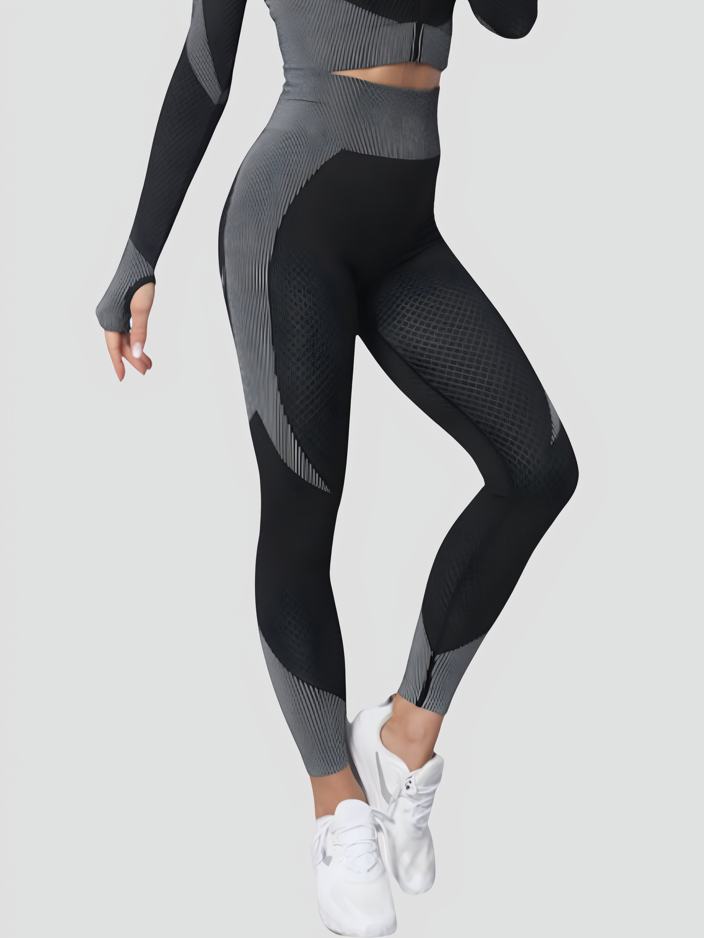 Activewear, activewear sets, leggings, bum lifting, workout clothes for women, sweat-wicking, high compression, cellulite smoothing, high waisted, BBL, seamless, squat proof, plus size gym outfits, workout wear, gym wear, athletic outfits, nike, under armour, adidas, puma, champion, bombshell activewear, gymshark women, Girlfriend Collective, lululemon, Alo Yoga, Bandier, Athleta, Athletica, Fabletics, Revenge body, Aqua, Black, Grey, Gray, Silver.