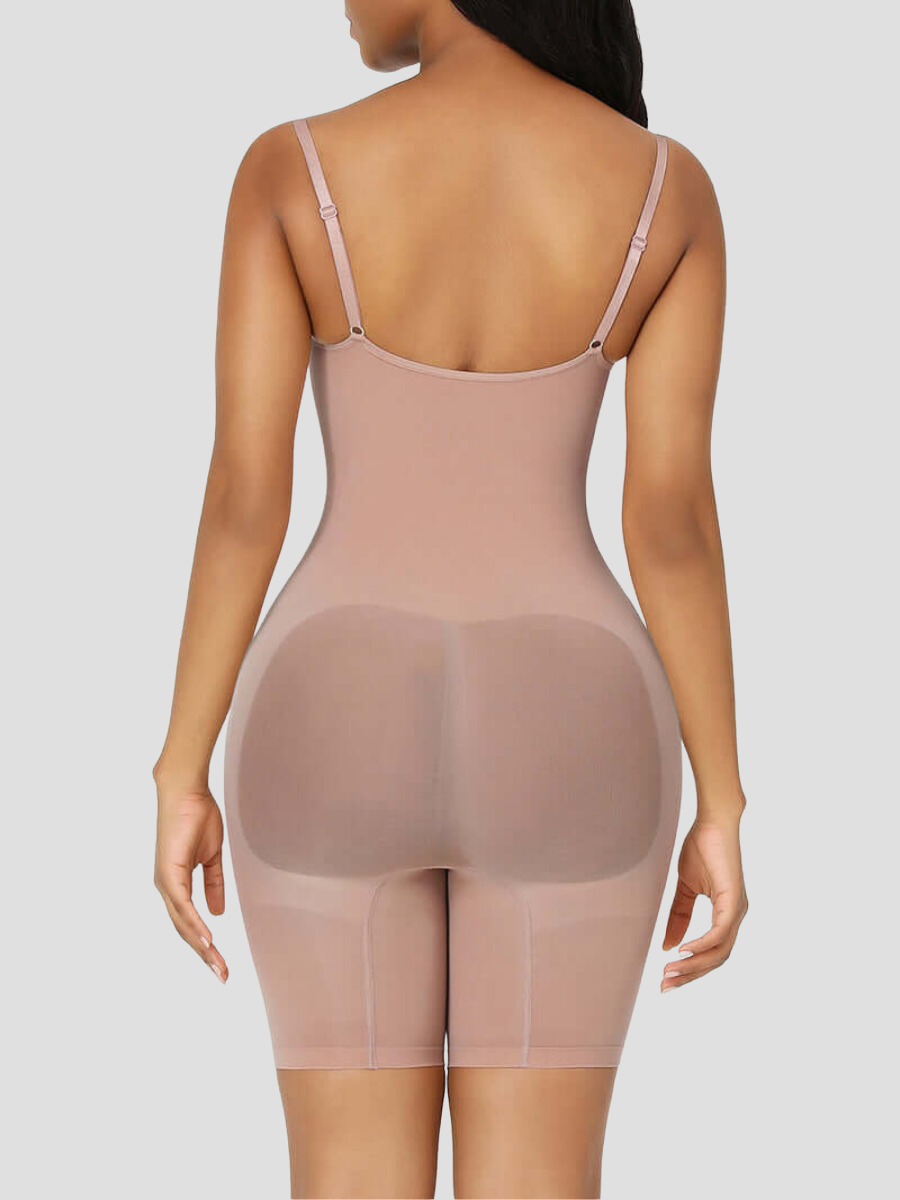 Wholesaleshapeshe Nude Color Latex Body Shaper High Impact Open Crotch Plus  Size