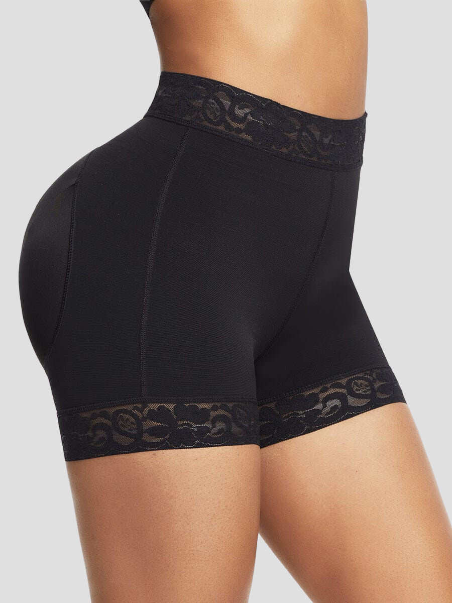 Fashion (Black-Quantum)Flarixa Plus Size Safety Shorts Shaping Shaper  Underwear Seamless Women's Panties High Waist Flat Belly Boxers Spandex  Shorts DOU