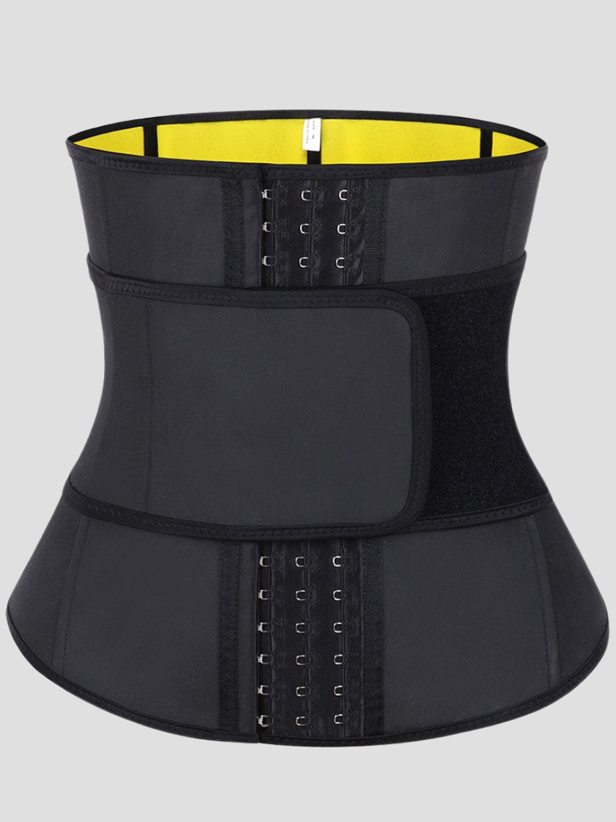 Neoprene lined Sauna Sweat Belt Waist Trainer for effective firm waist compression for a variety of purposes - from post-op recovery, weight loss aid, post partum support, posture correction to waist-training and everyday body shaping. Corset, girdle, waist training, activewear, sweat belt. Gym Shark, Athletica, Fabletics, abdominal binder, tummy control, waist cinching, skims, spanx, popilush, shapellx, curvqueen, feelingirl feeling girl, Shapermint, heyshape, pinsy shapewear, honeylove, Bellafit.