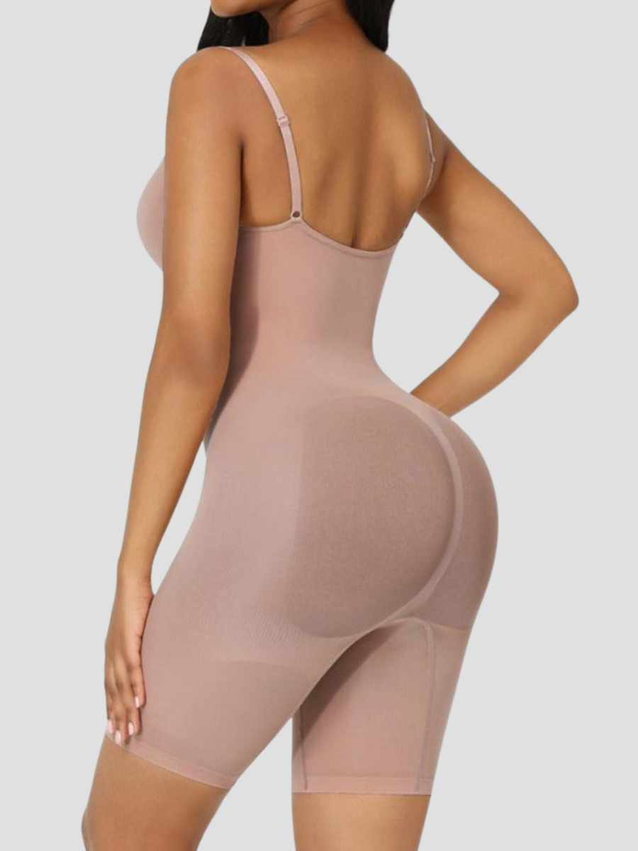 Full Body Shaper, Nude, Skin Colour color, Backless, Crotchless shapewear, tummy tucking, butt bum booty lifting, waist cinching, cellulite smoothing, breast support, Shapewear by BodyFlexx, tummy control, BBL, body contouring, seamless, thigh-toning, waist cinching, high compression, body sculpt, bodysculpt, seamless sculpt, skims, spanx, popilush, body shaping, high quality, vixen curves, shapellx, curvqueen, feelingirl feeling girl, Shapermint, heyshape, honeylove, Bellafit. 