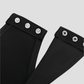 Close up shot of the button gusset closure on a long sleeve shapewear bodysuit by BodyFlexx/