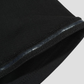 Close-up of the no-slip silicone  waist band on a pair of BodyFlexx waist trainer leggings.