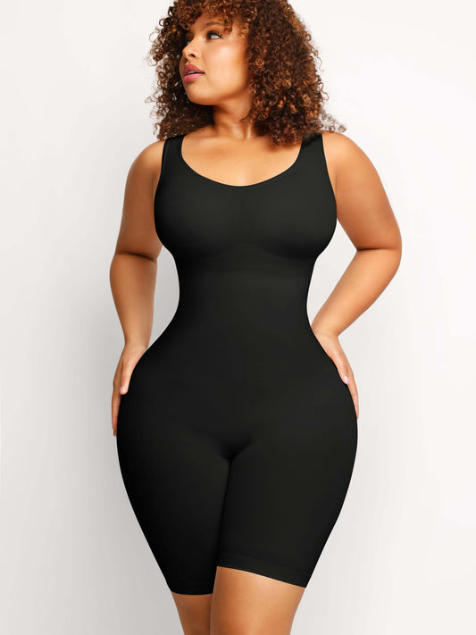 Bodysuit Shapewear Black Bum lifting tummy control tummy tucking waist cinching breast support