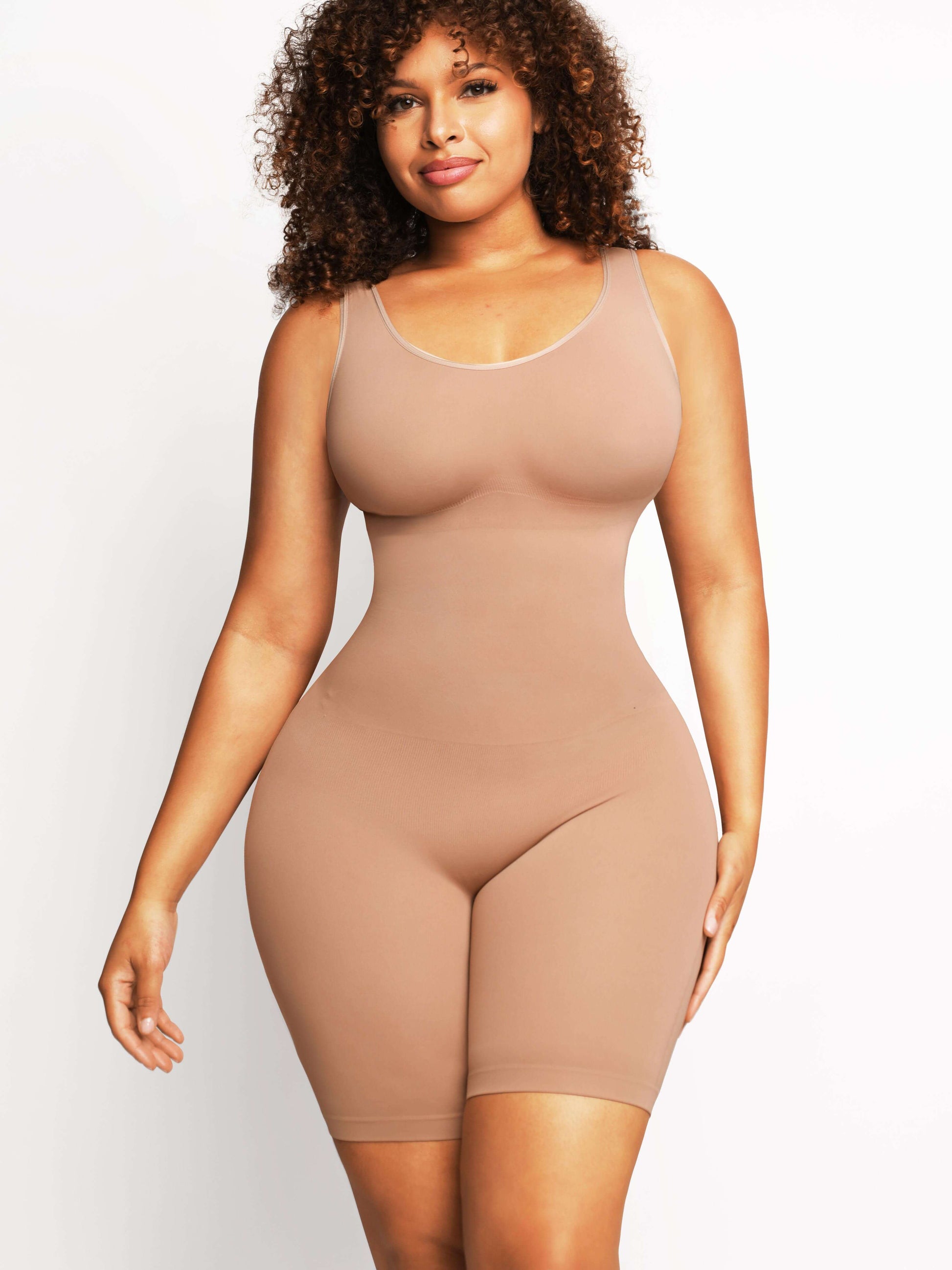 Tummy Control Shapewear,High Waisted Bodysuit,Control Compression Shapewear  for Women Seamless Full Body Shaper (Color : Skin 1, Size : 4X-Large)